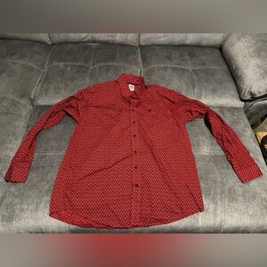 Cinch men’s long sleeve button up shirt